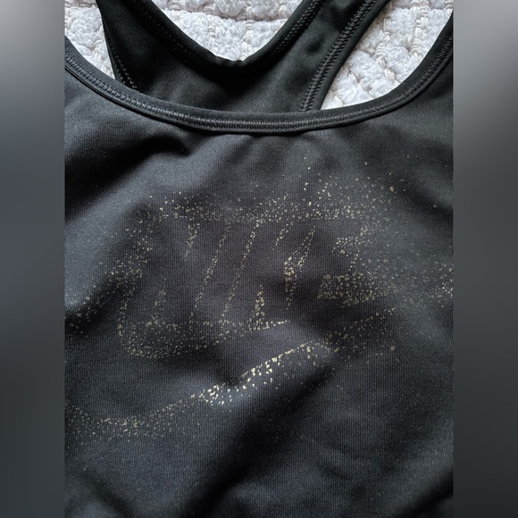 NIKE Women’s Workout Set Black/Gold Medium - Picture 7 of 11